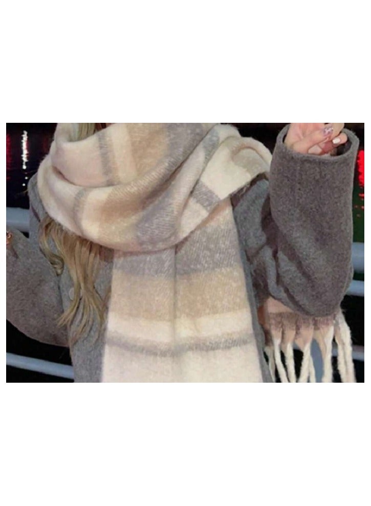 Shein 1pc Cute & Fashionable High-Quality Ambient Scarf , New Autumn/Winter Faux Cashmer - Image 4